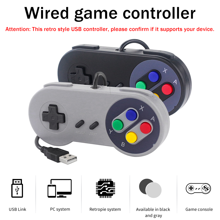 Raspberry Pi Retropie - 1-2 szt. Kontroler USB SNES Retro