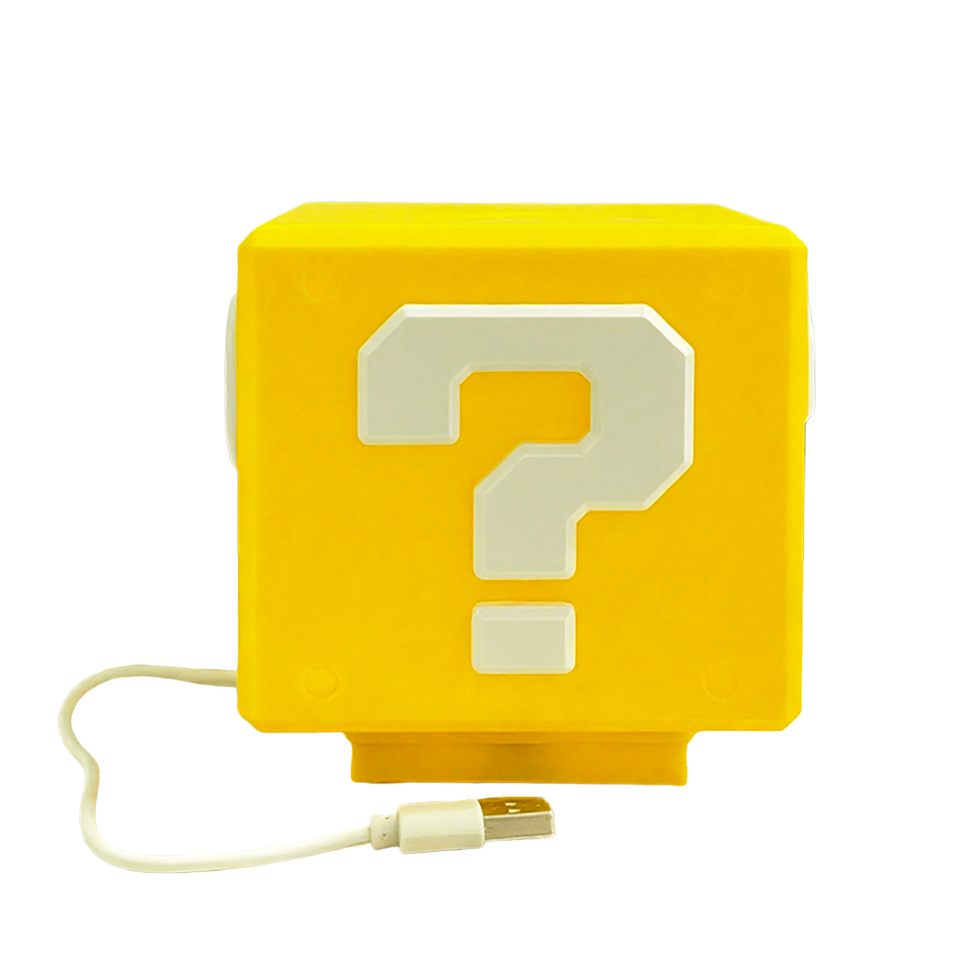 Retro Gaming Projector - Lampa w kształcie bloku zadań z