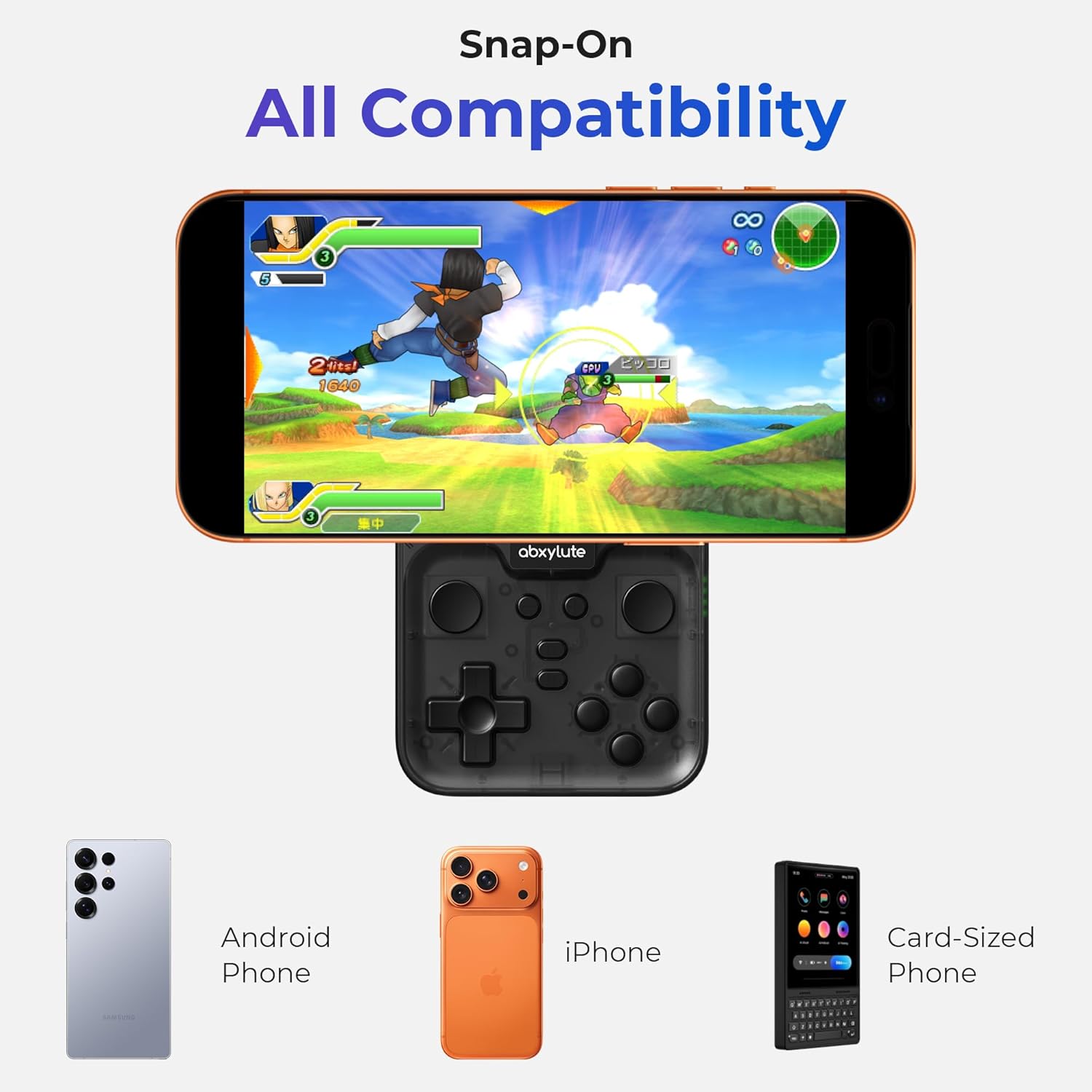 Retro Gaming On Phone - Kontroler do gier mobilnych M4 Snap-On