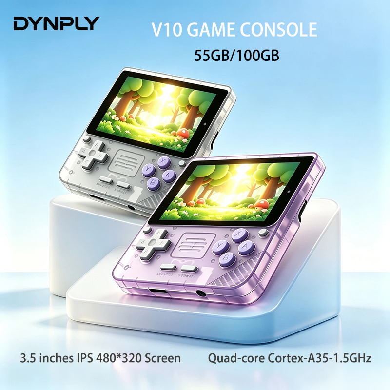 Retro Gaming Kiosk - POWKIDDY V10 3,5-calowy ekran IPS Oca