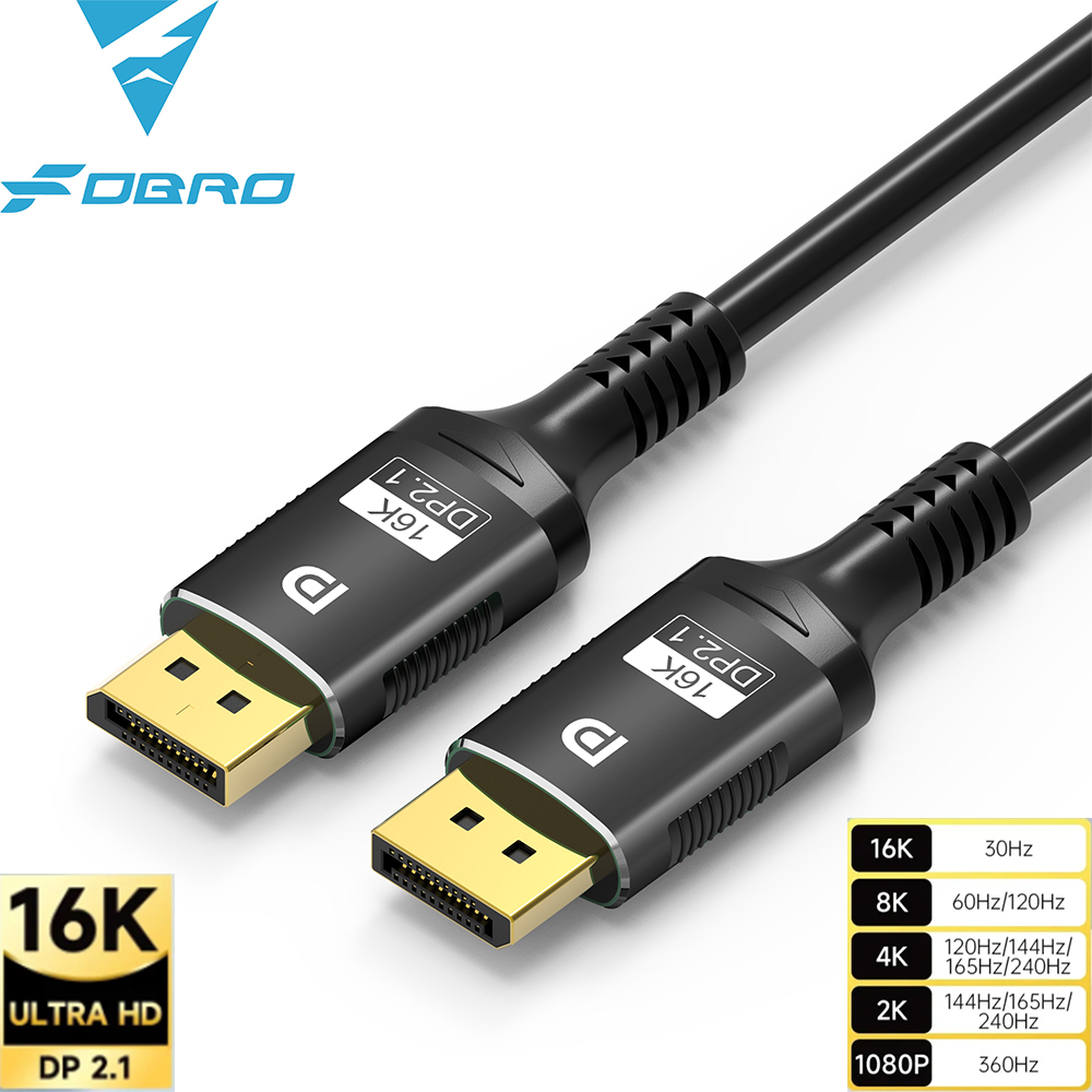 Retro Gaming Projector - FDBRO Displayport 2.1 16K DP Cable