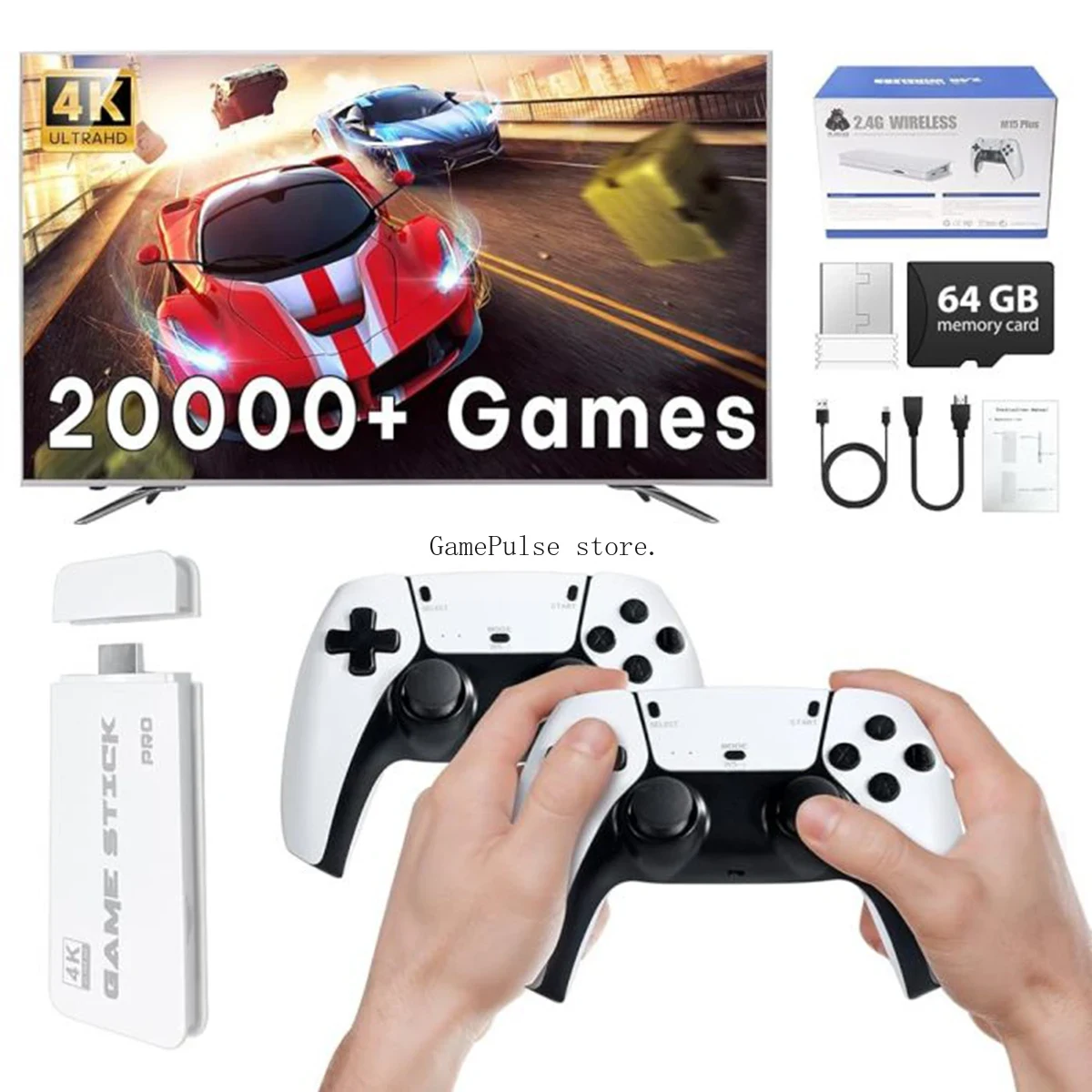GamePulse2026 20000+ Retro Gam – Retro Gaming Hdmi Stick recenzja i cena