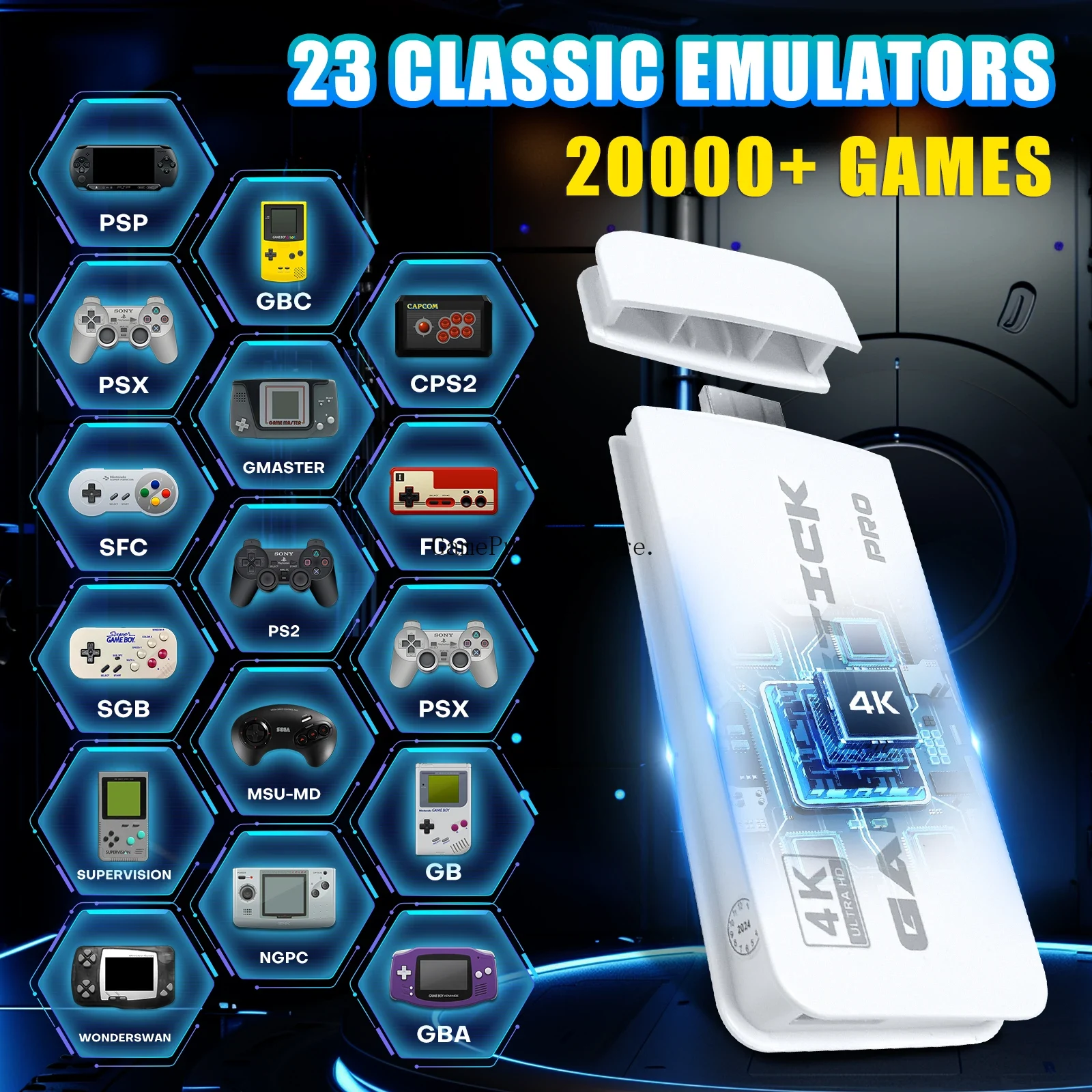 GamePulse2026 20000+ Retro Gam – Retro Gaming Hdmi Stick recenzja i cena