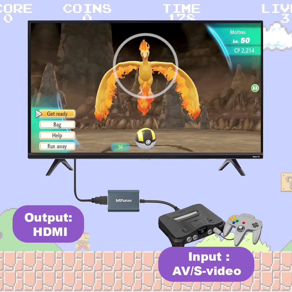Bitfunx 720P Adapter S-Video / – Retro Gaming Kiosk recenzja i cena