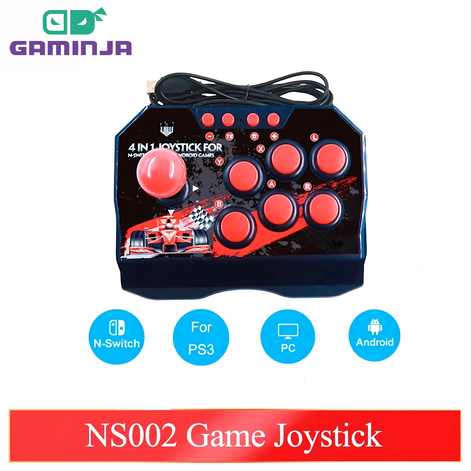 GAMINJA NS002 4 w 1 retro kons – Raspberry Pi Retropie recenzja i cena