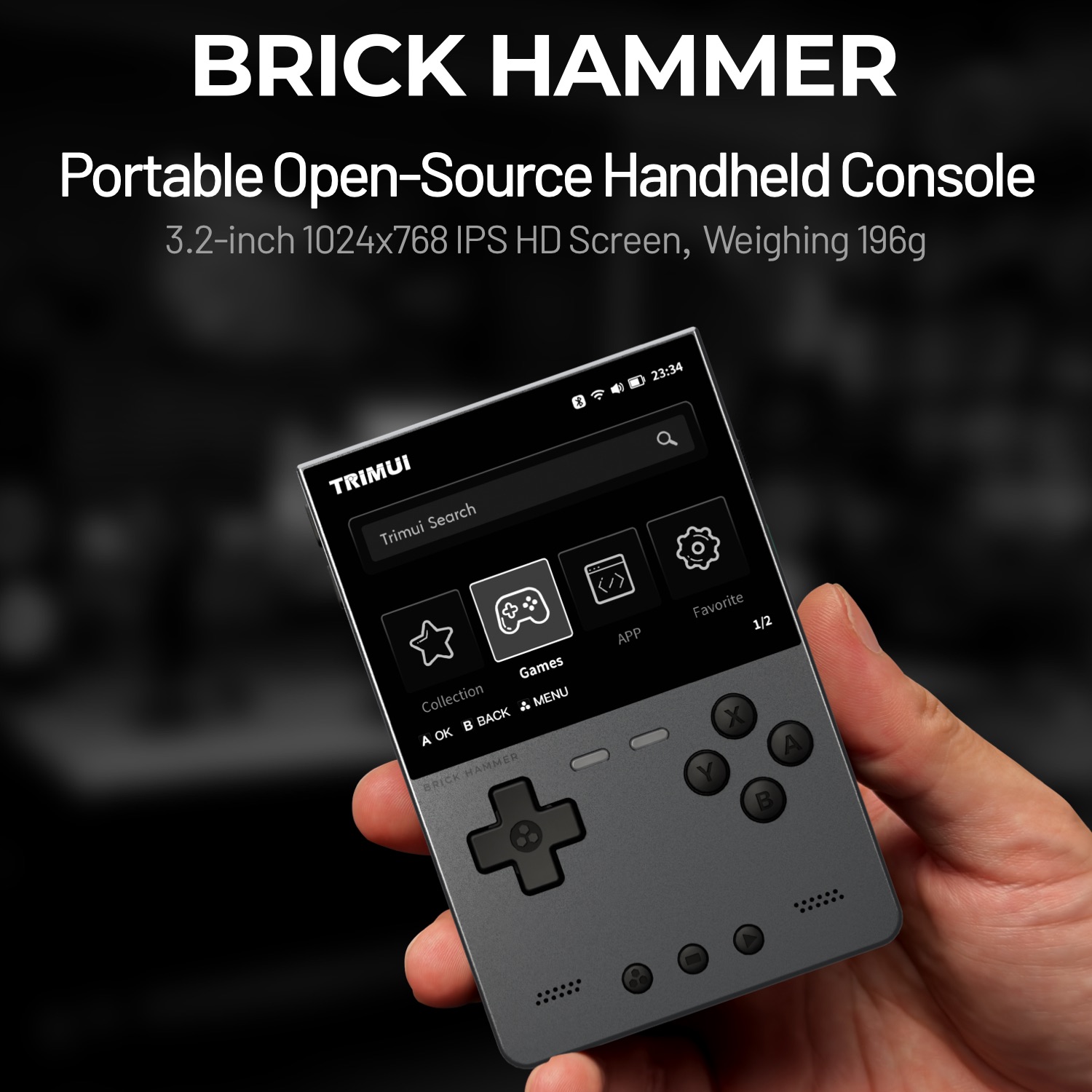 TRIMUI BRICK HAMMER Retro Kons – Retro Gaming Kiosk recenzja i cena