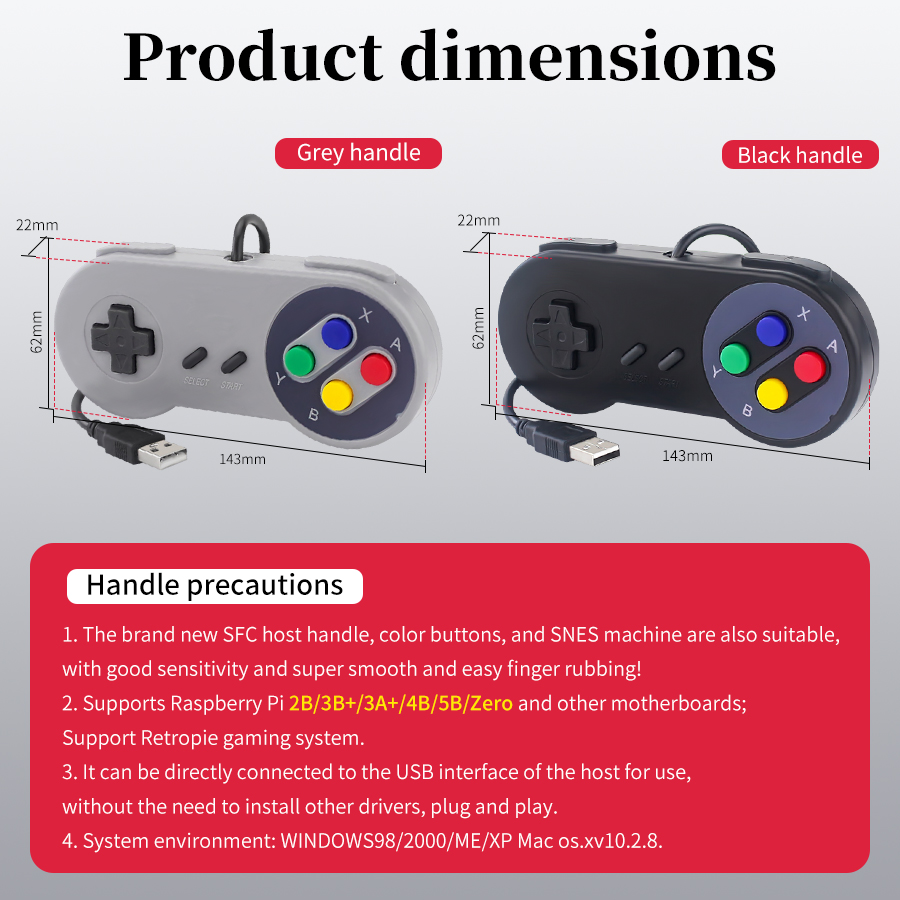 Kontroler USB Retro Gamepad do – Raspberry Pi Retropie recenzja i cena