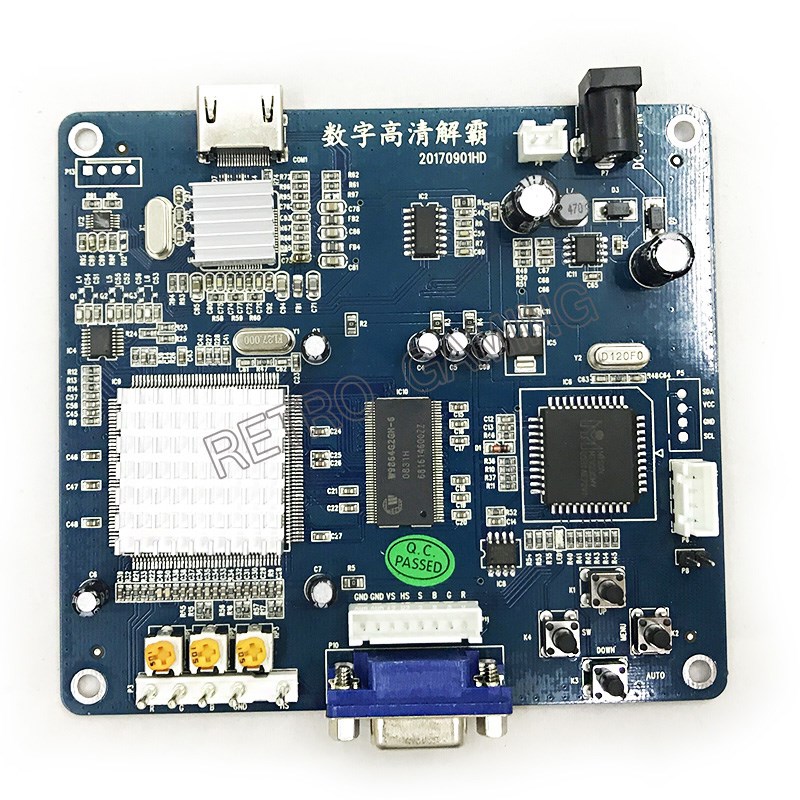 Konwerter CGA na HDMI, płytka  – Retro Gaming Store recenzja i cena
