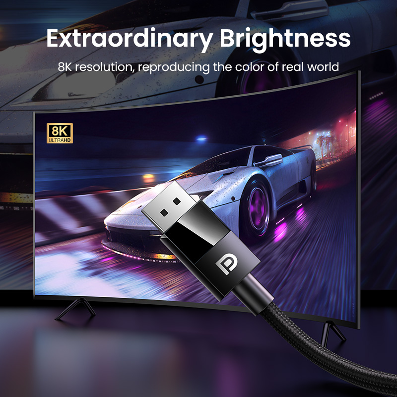 Ugreen 8K DisplayPort 1.4 kabe – Retro Gaming Projector recenzja i cena